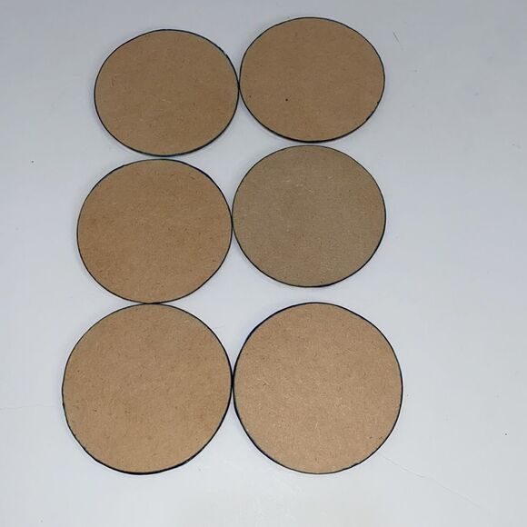 Coastal Coasters Colored Resin In Wave Design - Picture 4 of 6